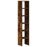 vidaXL Biblioteci 2 buc, stivuibile, Stejar fumuriu, lemn prelucrat vidaXL Biblioteci 2 buc, stivuibile, Stejar fumuriu, lemn prelucrat