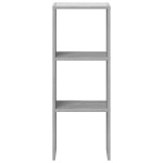 vidaXL Bibliotecă stivuabilă Gri sonoma 30x30x80 cm Lemn prelucrat vidaXL Bibliotecă stivuabilă Gri sonoma 30x30x80 cm Lemn prelucrat