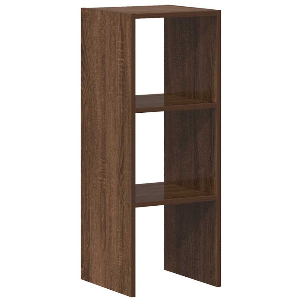 vidaXL Bibliotecă stivuabilă, Stejar maro, 30x30x80 cm, lemn prelucrat
