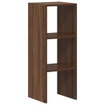 vidaXL Bibliotecă stivuabilă, Stejar maro, 30x30x80 cm, lemn prelucrat vidaXL Bibliotecă stivuabilă, Stejar maro, 30x30x80 cm, lemn prelucrat