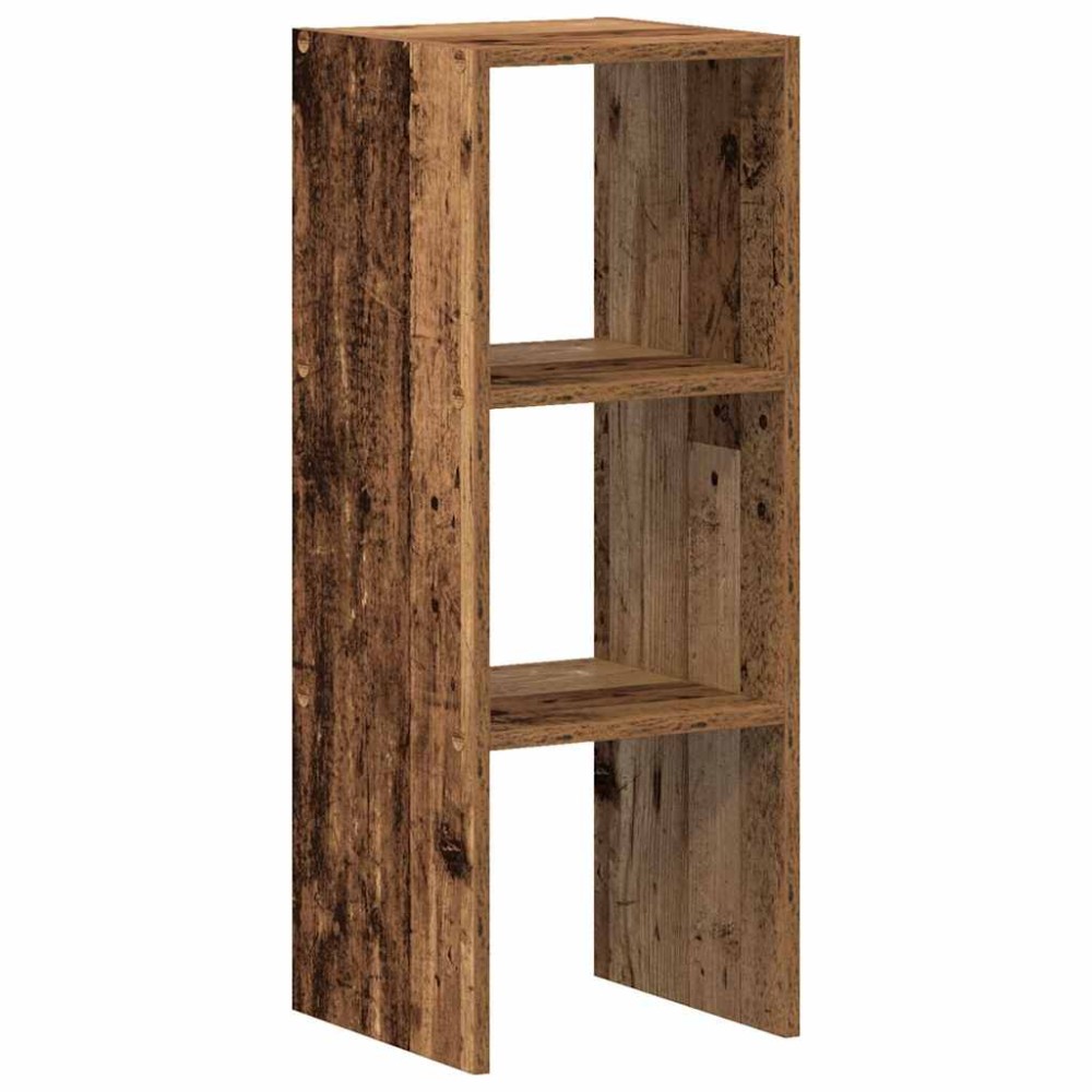vidaXL Bibliotecă stivuabilă, lemn vechi 30x30x80 cm, lemn prelucrat