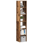 vidaXL Biblioteci 2 buc Lemn vechi stivuibil 30x30x80cm Lemn prelucrat vidaXL Biblioteci 2 buc Lemn vechi stivuibil 30x30x80cm Lemn prelucrat