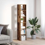 vidaXL Biblioteci 2 buc Lemn vechi stivuibil 30x30x80cm Lemn prelucrat vidaXL Biblioteci 2 buc Lemn vechi stivuibil 30x30x80cm Lemn prelucrat