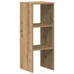 vidaXL Bibliotecă Stejar Artizanal stivuibil 30x30x80cm Lemn prelucrat vidaXL Bibliotecă Stejar Artizanal stivuibil 30x30x80cm Lemn prelucrat