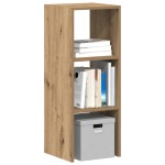 vidaXL Bibliotecă Stejar Artizanal stivuibil 30x30x80cm Lemn prelucrat vidaXL Bibliotecă Stejar Artizanal stivuibil 30x30x80cm Lemn prelucrat