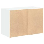 vidaXL Dulap cu 2 sertare alb 60x31x40 cm lemn prelucrat