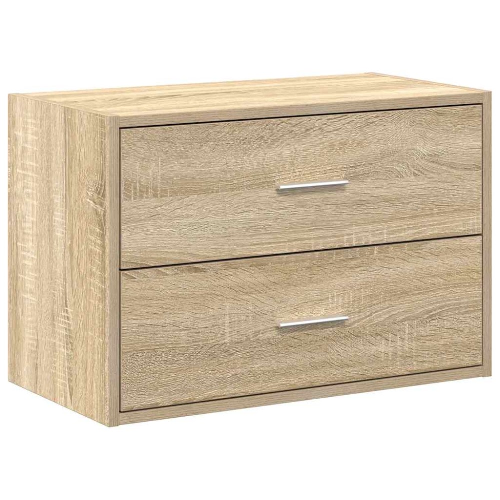 vidaXL Dulap cu 2 sertare Stejar Sonoma 60x31x40 cm Lemn prelucrat