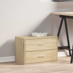 vidaXL Dulap cu 2 sertare Stejar Sonoma 60x31x40 cm Lemn prelucrat