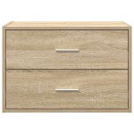 vidaXL Dulap cu 2 sertare Stejar Sonoma 60x31x40 cm Lemn prelucrat