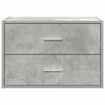 vidaXL Dulap cu 2 sertare Beton Gri 60x31x40 cm Lemn prelucrat vidaXL Dulap cu 2 sertare Beton Gri 60x31x40 cm Lemn prelucrat
