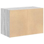 vidaXL Dulap cu 2 sertare Gri Sonoma 60x31x40 cm Lemn prelucrat