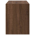 vidaXL Dulap cu 2 sertare din stejar maro 60x31x40 cm lemn prelucrat
