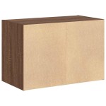 vidaXL Dulap cu 2 sertare din stejar maro 60x31x40 cm lemn prelucrat