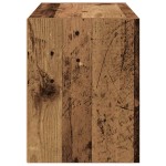 vidaXL Dulap cu 2 sertare Lemn vechi 60x31x40 cm Lemn prelucrat