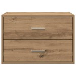 vidaXL Dulap cu 2 sertare Stejar artizanal 60x31x40 cm Lemn prelucrat vidaXL Dulap cu 2 sertare Stejar artizanal 60x31x40 cm Lemn prelucrat