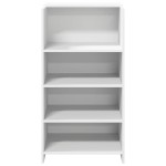 vidaXL Birou de recepție alb 55x50x103,5 cm lemn prelucrat