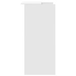 vidaXL Birou de recepție alb 55x50x103,5 cm lemn prelucrat