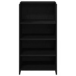 vidaXL Birou de recepție negru 55x50x103,5 cm Lemn prelucrat