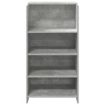 vidaXL Birou de recepție Gri beton 55x50x103,5 cm Lemn prelucrat