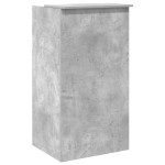 vidaXL Birou de recepție Gri beton 55x50x103,5 cm Lemn prelucrat