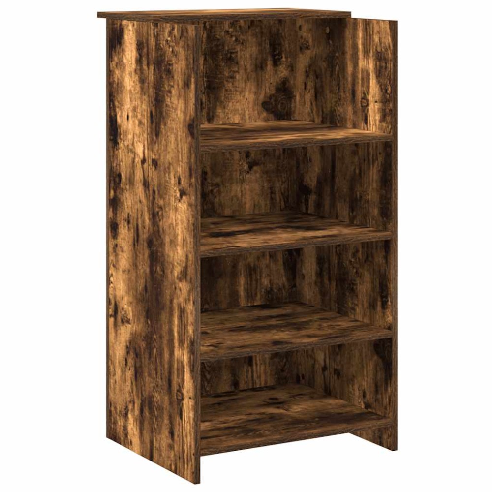 vidaXL Birou de recepție stejar afumat 55x50x103,5 cm lemn prelucrat