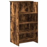 vidaXL Birou de recepție stejar afumat 55x50x103,5 cm lemn prelucrat