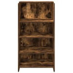 vidaXL Birou de recepție stejar afumat 55x50x103,5 cm lemn prelucrat