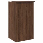 vidaXL Birou de recepție Stejar maro 55x50x103,5 cm Lemn prelucrat