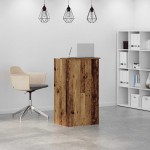 vidaXL Birou de recepție Lemn vechi 55x50x103,5 cm Lemn prelucrat vidaXL Birou de recepție Lemn vechi 55x50x103,5 cm Lemn prelucrat
