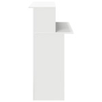 vidaXL Birou de recepție, alb, 100x50x103,5 cm, lemn stratificat