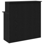 vidaXL Birou de recepție negru 100x50x103,5 cm Lemn prelucrat