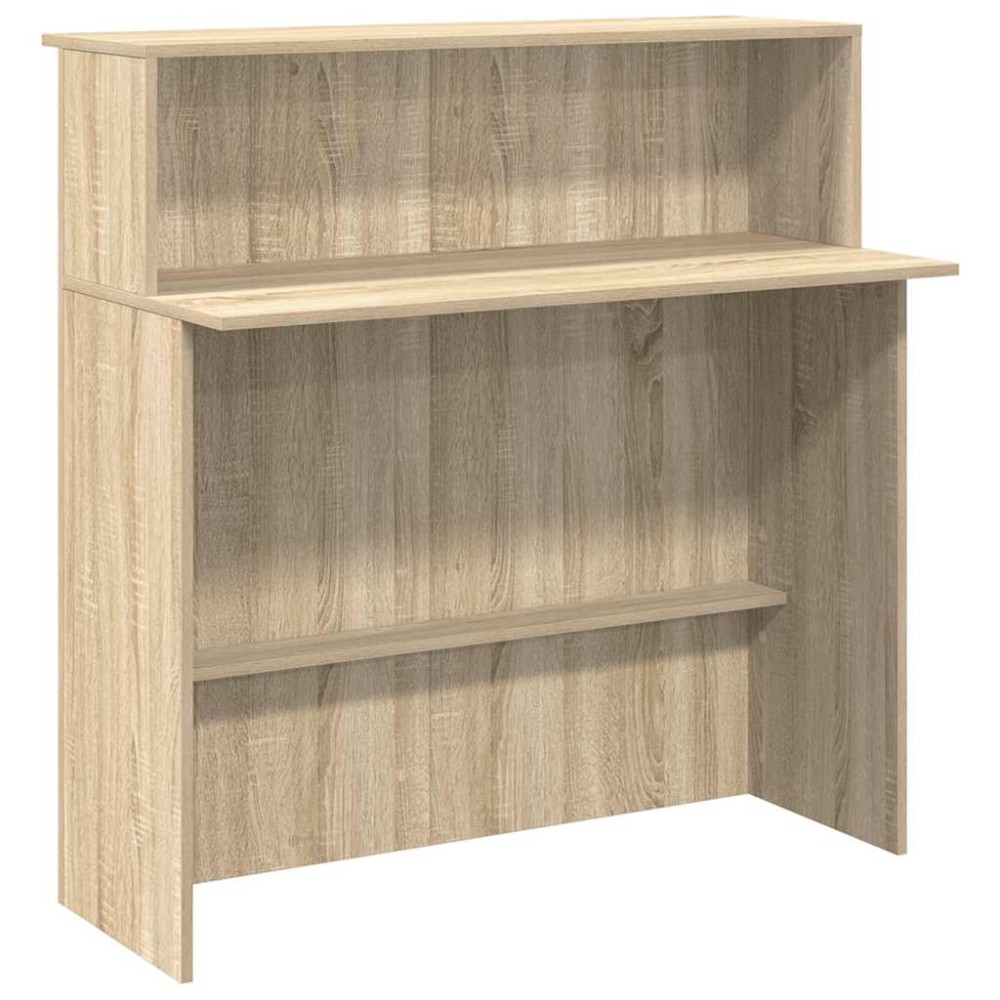 vidaXL Birou de recepție Stejar Sonoma 100x50x103,5 cm Lemn prelucrat