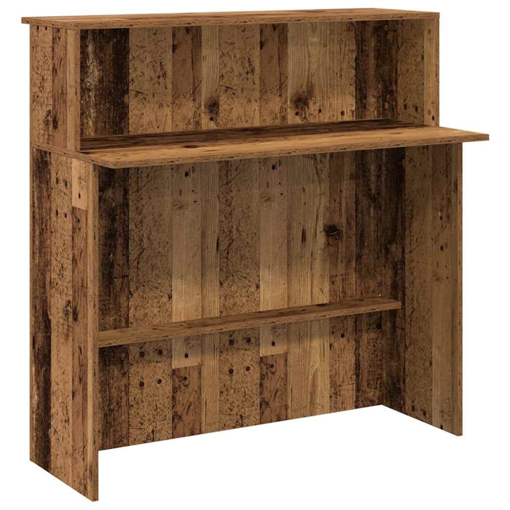 vidaXL Birou de recepție Lemn vechi 100x50x103,5 cm Lemn prelucrat