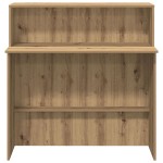 vidaXL Birou de recepție Stejar Artisan 100x50x103,5 cm Lemn prelucrat vidaXL Birou de recepție Stejar Artisan 100x50x103,5 cm Lemn prelucrat