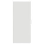 vidaXL Dulap de depozitare alb 40x45x103,5 cm din lemn prelucrat
