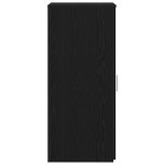 vidaXL Dulap de depozitare, negru, 40x45x103,5 cm, lemn prelucrat
