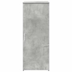 vidaXL Dulap de depozitare, gri beton, 40x45x103,5 cm lemn prelucrat