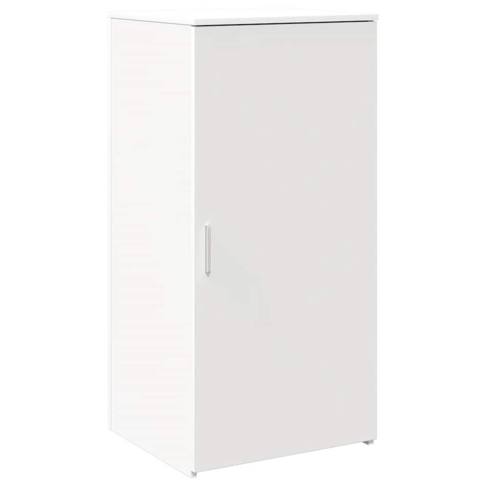 vidaXL Dulap de depozitare alb 50x45x103,5 cm din lemn prelucrat