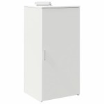 vidaXL Dulap de depozitare alb 50x45x103,5 cm din lemn prelucrat vidaXL Dulap de depozitare alb 50x45x103,5 cm din lemn prelucrat