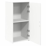 vidaXL Dulap de depozitare alb 50x45x103,5 cm din lemn prelucrat vidaXL Dulap de depozitare alb 50x45x103,5 cm din lemn prelucrat