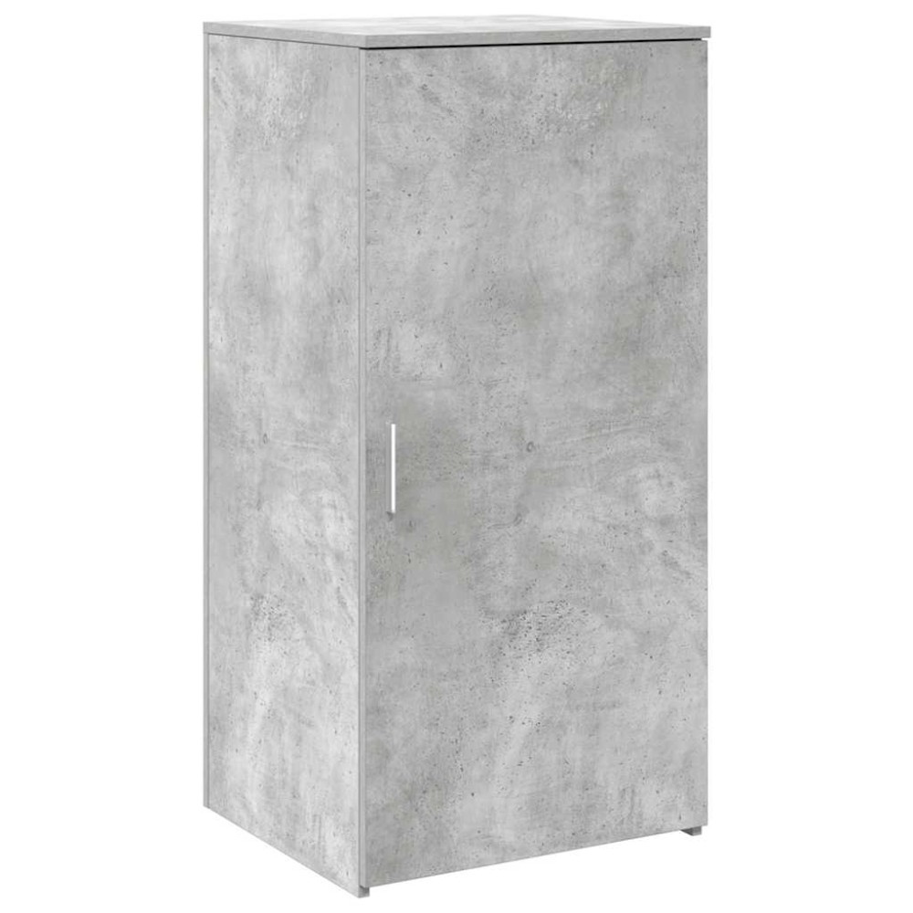 vidaXL Dulap de depozitare, gri beton, 50x45x103,5 cm, lemn prelucrat
