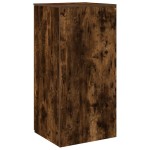 vidaXL Dulap depozitare stejar fumuriu 50x45x103,5 cm lemn prelucrat