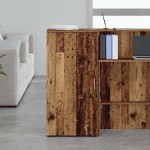 vidaXL Dulap de depozitare lemn vechi 50x45x103,5 cm lemn prelucrat