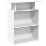 vidaXL Birou de recepție alb 100x40x104 cm din lemn prelucrat