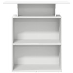 vidaXL Birou de recepție alb 100x40x104 cm din lemn prelucrat