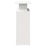 vidaXL Birou de recepție alb 100x40x104 cm din lemn prelucrat