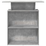 vidaXL Birou de recepție Gri beton 100x40x104 cm Lemn prelucrat