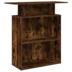 vidaXL Birou de recepție stejar afumat 100x40x104 cm lemn prelucrat