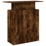 vidaXL Birou de recepție stejar afumat 100x40x104 cm lemn prelucrat