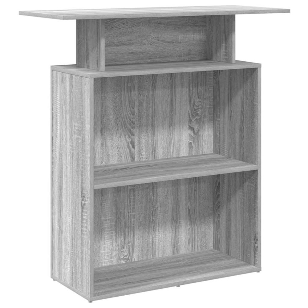 vidaXL Birou de recepție Gri Sonoma 100x40x104 cm Lemn prelucrat